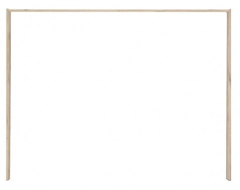 Paspartový rám k šatní skříni Utah, dub pískový