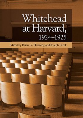 Whitehead at Harvard, 1924-1925(Paperback / softback)