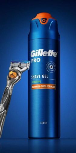 Gillette Pro Gel Na Holení Chladí A Zklidňuje Pokožku 200 ml 