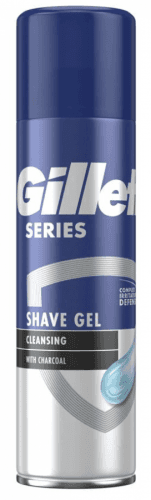 Gillette Series Čisticí Gel Na Holení S Dřevěným Uhlím, 200ml