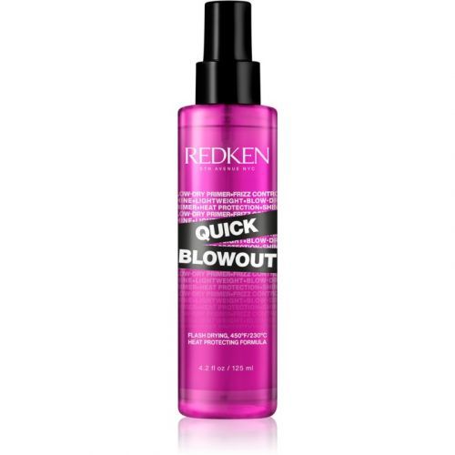 Redken Quick Blowout termoochranný sprej pro úpravu žehličkou a kulmou pro rychlejší foukanou 125 ml