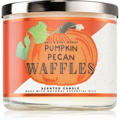 Bath & Body Works Pumpkin Pecan Waffles vonná svíčka 411 g