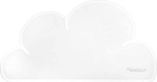 Bílé silikonové prostírání Kindsgut Cloud, 49 x 27 cm