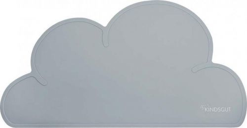 Tmavě šedé silikonové prostírání Kindsgut Cloud, 49 x 27 cm