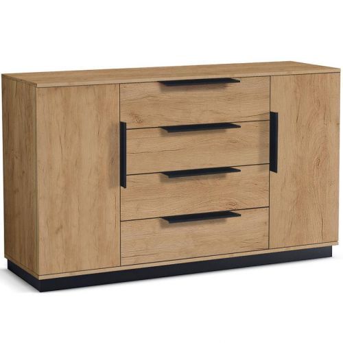 Komoda III craft zlatý 160x89x48