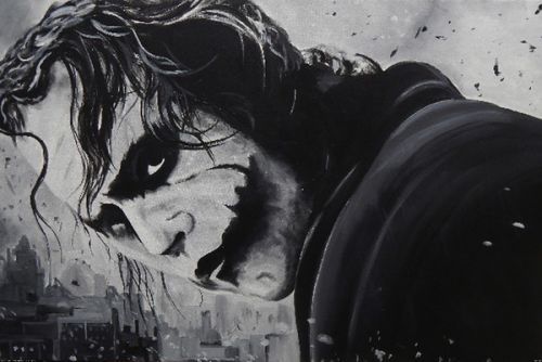 CLOSE UP Plakát, Obraz - Dark Knight - Joker, (91.5 x 61 cm)