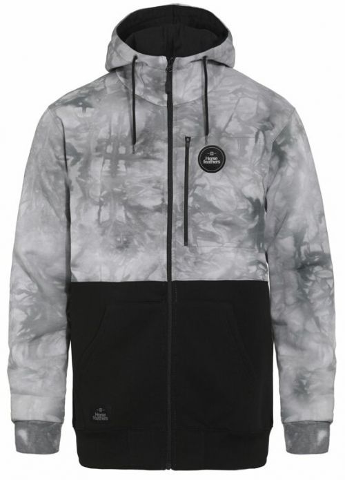 Mikina Horsefeathers Zach II white tie die L