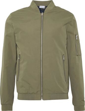 Jack&Jones Pánská bunda JJERUSH BOMBER 12165203 Dusky Green M