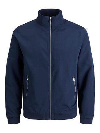 Jack&Jones Pánská bunda JJERUSH HARRINGTON BOMBER Regular Fit 12204277 Navy Blazer XL