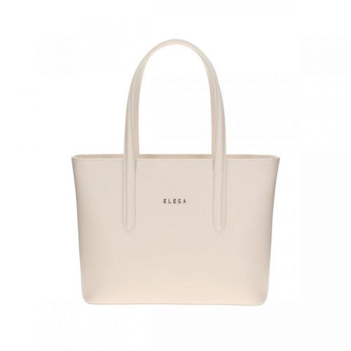 ELEGA Kabelka Simone krémová/stříbro