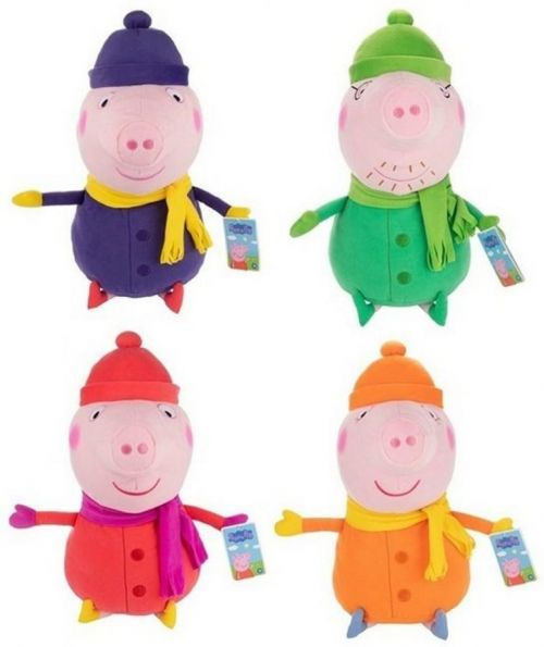 Alltoys Prasátko Peppa v zimním oblečení 50 cm