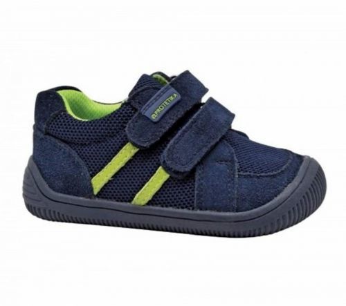 chlapecké celoroční boty Barefoot BRIK DENIM, Protetika, tmavě modrá - 20