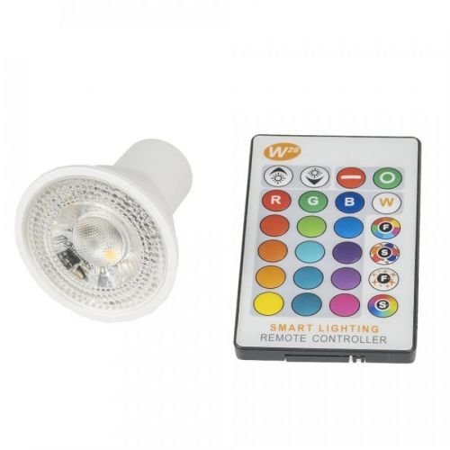T-LED LED žárovka RGB+WW GU10 5W 60° 021160