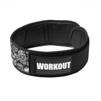 Workout Opasek WORKOUT - skulls WOR282