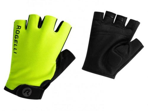 Cyklistické rukavice Rogelli CORE, reflexní žluté 2XL