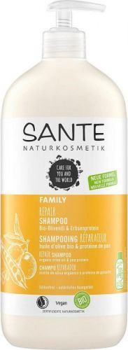 Regenerační šampon family olivový olej & hráškový protein Sante 950 ml