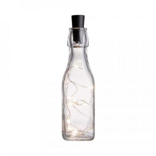 BOTTLE LIGHT LED Zátka na láhev světlo teplé - bílá