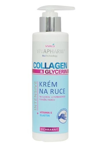 Vivaco Krém na ruce collagen a glycerin VIVAPHARM 200 ml