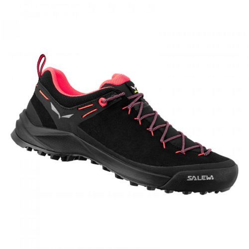 Salewa Widlfire leather EU 38 ½, Black/Fluo Coral Dámské boty