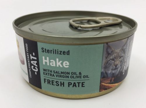 BRAVERY cat  konzerva STERILISED HAKE salmon oil/virgin olive - 70g