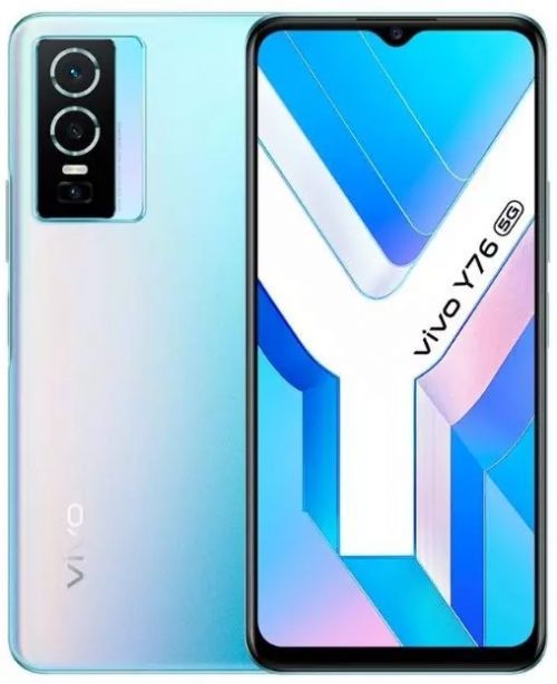 Vivo smartphone Y76 5G Cosmic Aurora