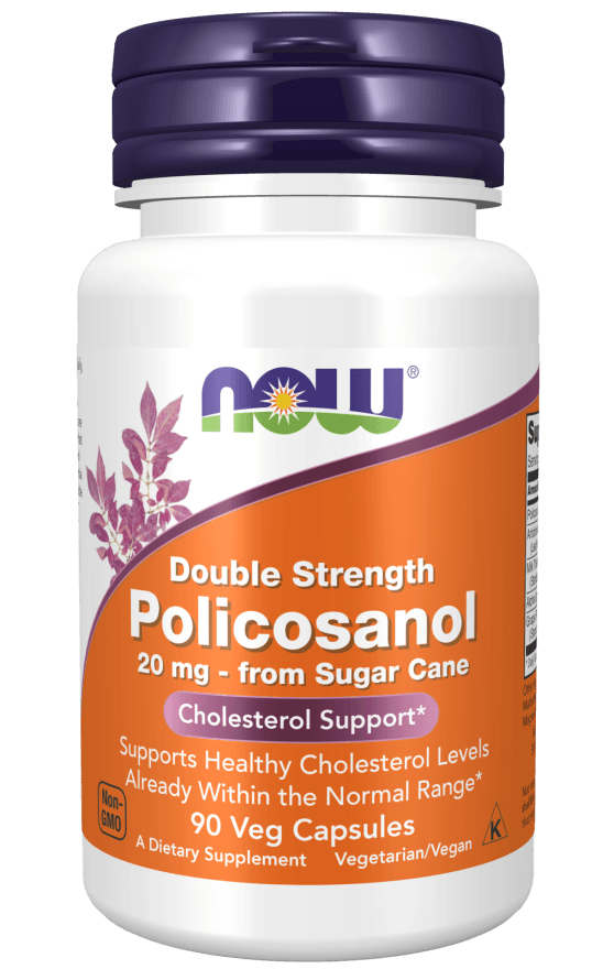 Now® Foods NOW Policosanol 20 mg, 90 rostlinných kapslí