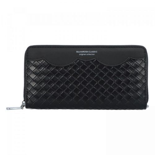 Dámská koženková pouzdrová peněženka Dar, černá