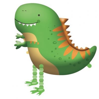 Balónek chodící Dinosaurus s ostny ALBI