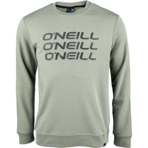 O'Neill TRIPLE STACK SWEATSHIRT Světle zelená M - Pánská mikina