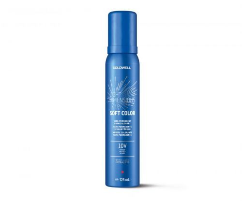 Pěnový přeliv na vlasy Goldwell Light Dimensions Soft Color 125 ml - 10V pastelově fialová blond (213243) + DÁREK ZDARMA