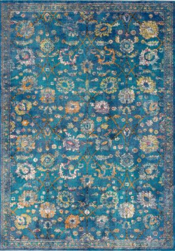 Festival koberce Kusový koberec Picasso K11600-04 Sarough - 133x133 (průměr) kruh cm Modrá