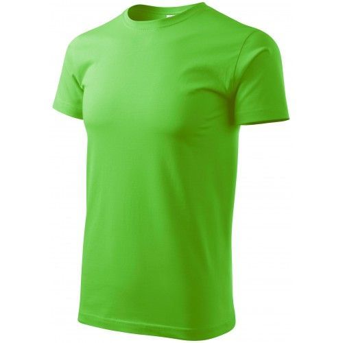 Pánské triko jednoduché, jablkově zelená, XS
