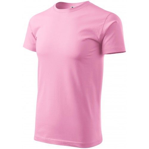 Pánské triko jednoduché, růžová, 4XL