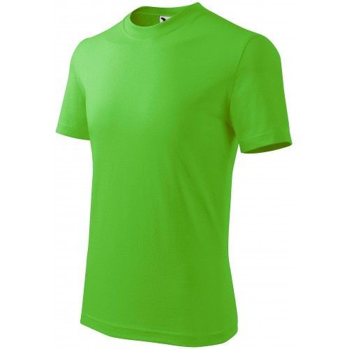 Dětské tričko jednoduché, jablkově zelená, 110cm / 4roky