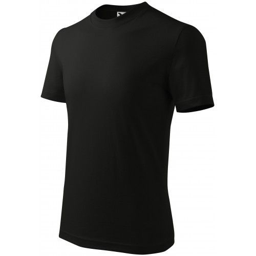 Dětské tričko jednoduché, černá, 110cm / 4roky
