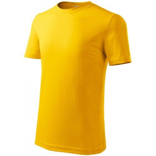 Dětské tričko klasické na leto, žlutá, 122cm / 6let