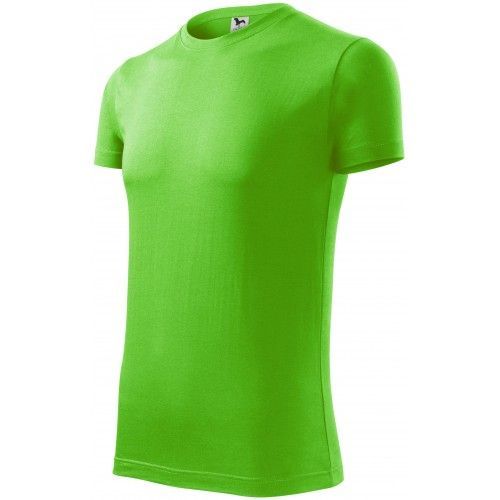 Pánské módní tričko, jablkově zelená, S