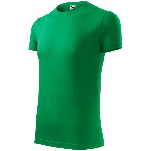 Pánské módní tričko, trávově zelená, S