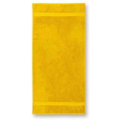 Bavlněný ručník hrubší, žlutá, 50x100cm