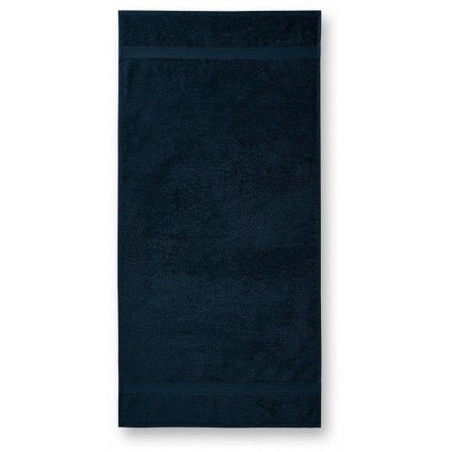 Bavlněný ručník hrubší, tmavomodrá, 50x100cm