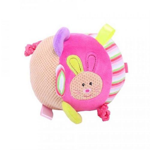Bigjigs Toys Bigjigs Baby Textilní motorická koule - Králíček Bella