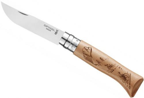Nůž Opinel Nůž VRI No.08 Inox s rytinou B Barva: přírodní