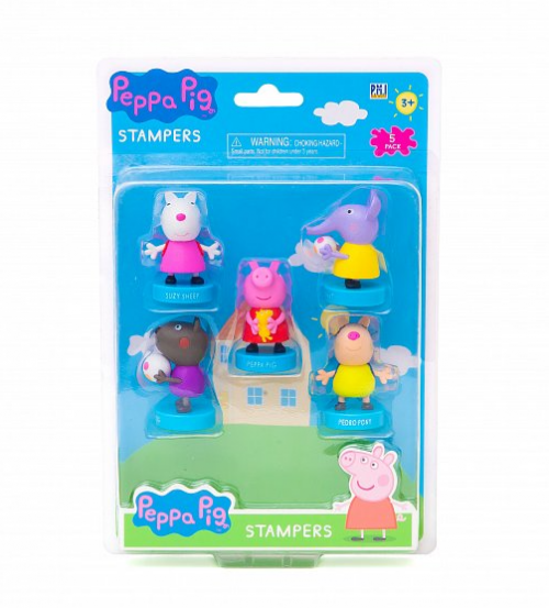 Peppa Pig: 5 figurek s razítkem - blister