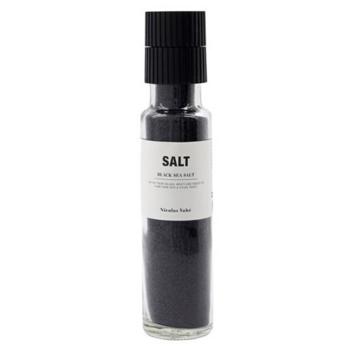 Sůl s aktivním uhlím Nicolas Vahé 320 g