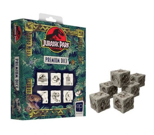 USAopoly | Jurassic Park - hrací kostky Premium Set 6D6