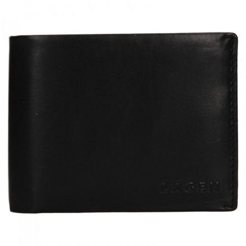 Pánská kožená peněženka Lagen Alnedy - černá