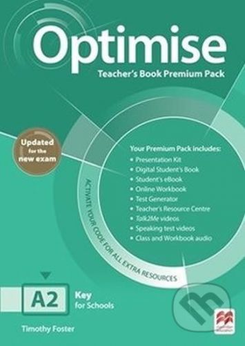 Optimise A2 - Updated Teacher's Book Premium Pack - MacMillan