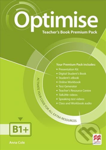 Optimise B1+: Teacher's Book Premium Pack - Anna Cole