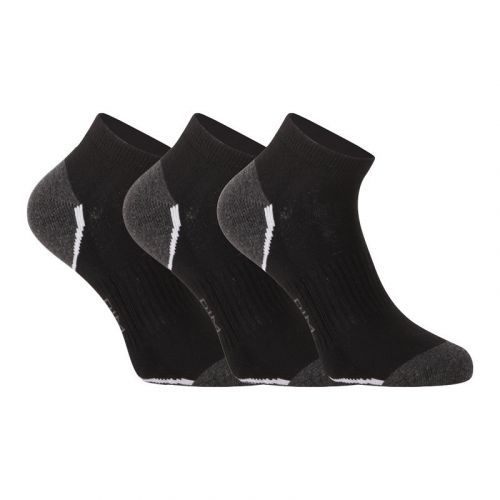 3PACK dámské ponožky DIM nízké černé (DI0005US-A02) M