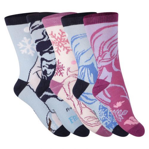 5PACK dětské ponožky Cerdá Frozen II vícebarevné (2200007419) 25/30